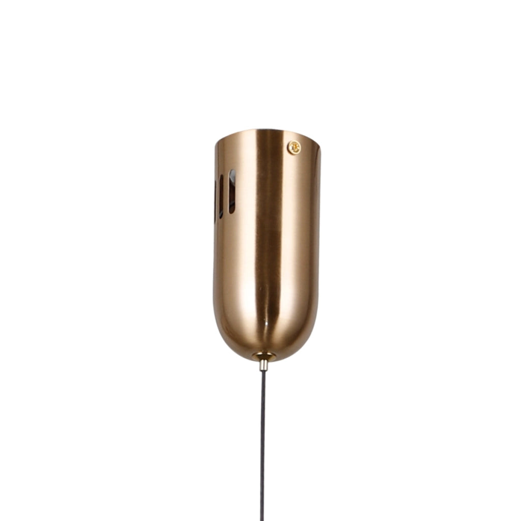 Sospensione LED 12W oro filo metallico Pedro Italux