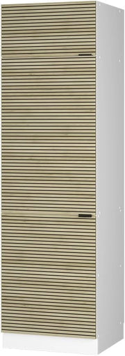 Armadio frigorifero Fame-Line, Pannello in quercia, 60 cm, per la combinazione con altri moduli della serie Fame-Line