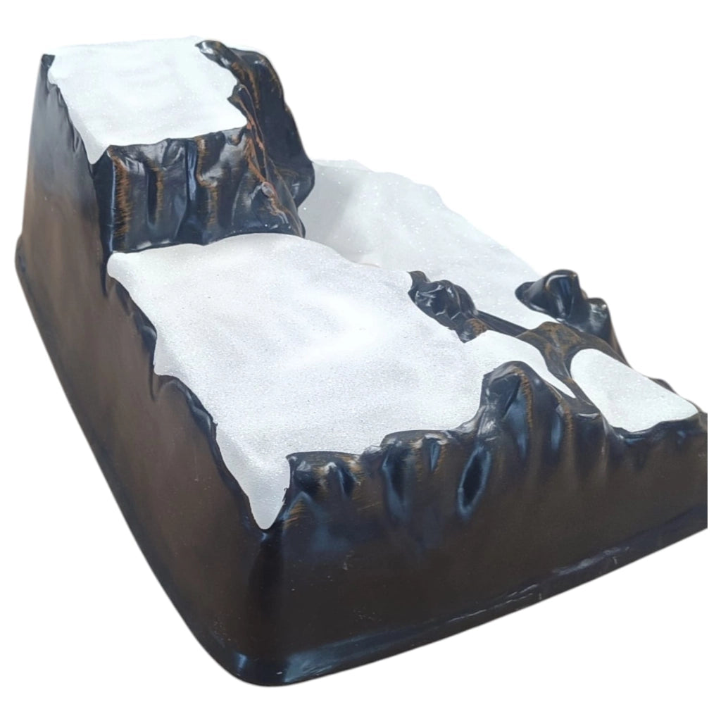 Base Ambientazione per Presepe o Giostrine Natalizie in Plastica – 54x39x20 cm
