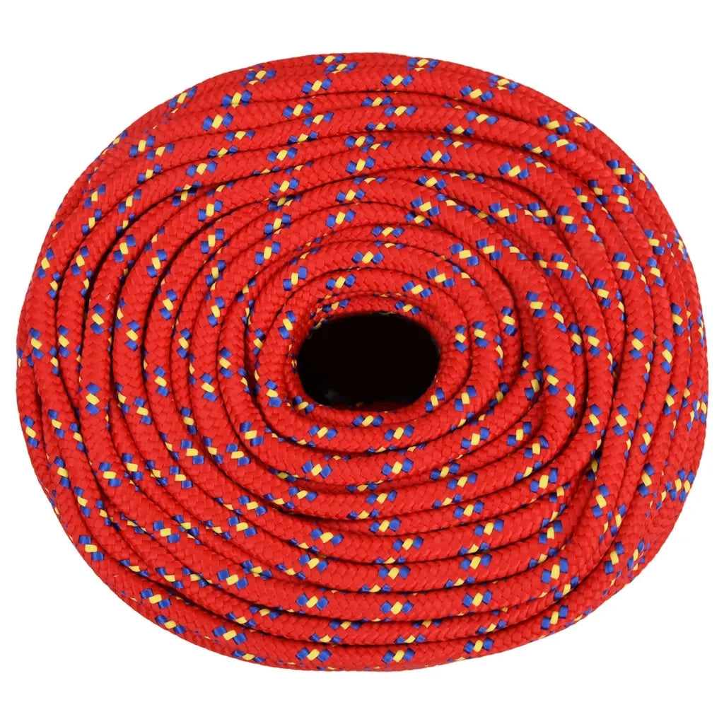 Corda per barca Rossa 8 mm 25 m in Polipropilene 152395