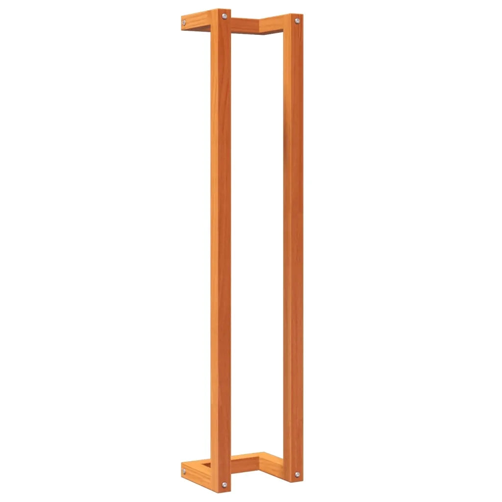Portasciugamani Marrone Cera 23x18x110cm Legno Massello di Pino CFW4678103