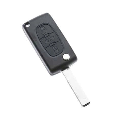 GUSCIO PER CHIAVE AUTO CITROEN/LANCIA/PEUGEOT 'CHU83BRS8' 3 Bottoni