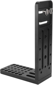 Lavastante a L per piattaforma in lega di alluminio - Piattaforma di rapida aggancio - Camera DSLR - Beugolo universale - 1/4 pollici/3/8 pollici - Massima carico 20 kg