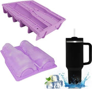 Blocco di ghiaccio in forma di cubetto - Herbruikbaar - Con coperchio - BPA-vrij - Blocco di ghiaccio sicuro - 100 ml - Tazze