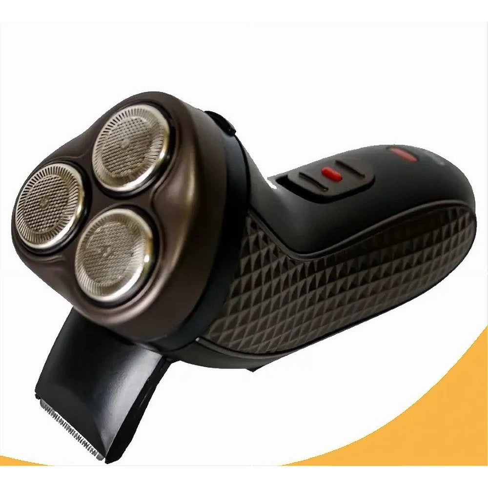 Trade Shop - Rasoio A Batteria Elettrico + Rifinitore Per Naso Orecchie Trimmer 2in1 Gm-7113 -