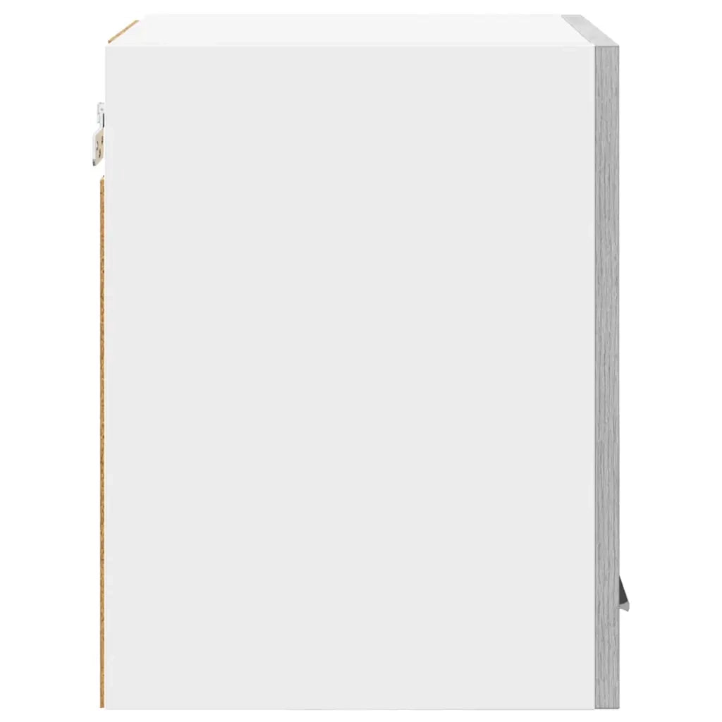 Armadio pensile 2 pcs Grigio Sonoma e Bianco 30 x 31 x 40 cm