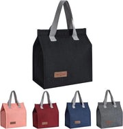 Borsa Isolante per Picnic - Termos per Ufficio e Scuola Portatile - Nero
