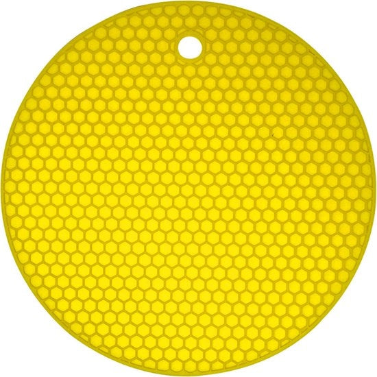 Piatto di sottoscrivente multifunzionale in silicone, resistente al calore fino a 464°F, piatto di cottura, impermeabile, (set da 2), antiscivolo, flessibile, duraturo, resistente al lavastoviglie - giallo
