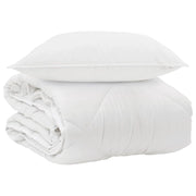 Piumone | Duvet per Tutte le Stagioni con cuscino 2 pz Bianco Microfibra