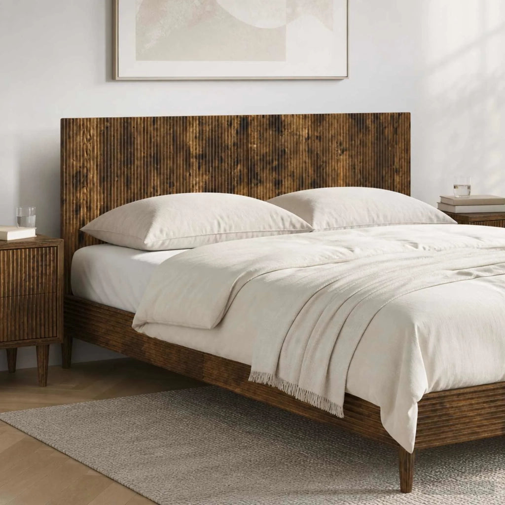 Testiera da Muro ARNHEM Rovere Fumo Legno ingegnerizzato 896720