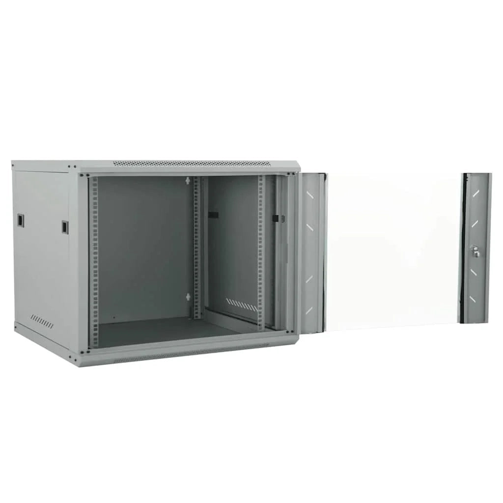 Armadio di rete in stile industriale dal design pulito armadio per ufficio 60 x 60 x 50 cm acciaio grigio 02_0059068
