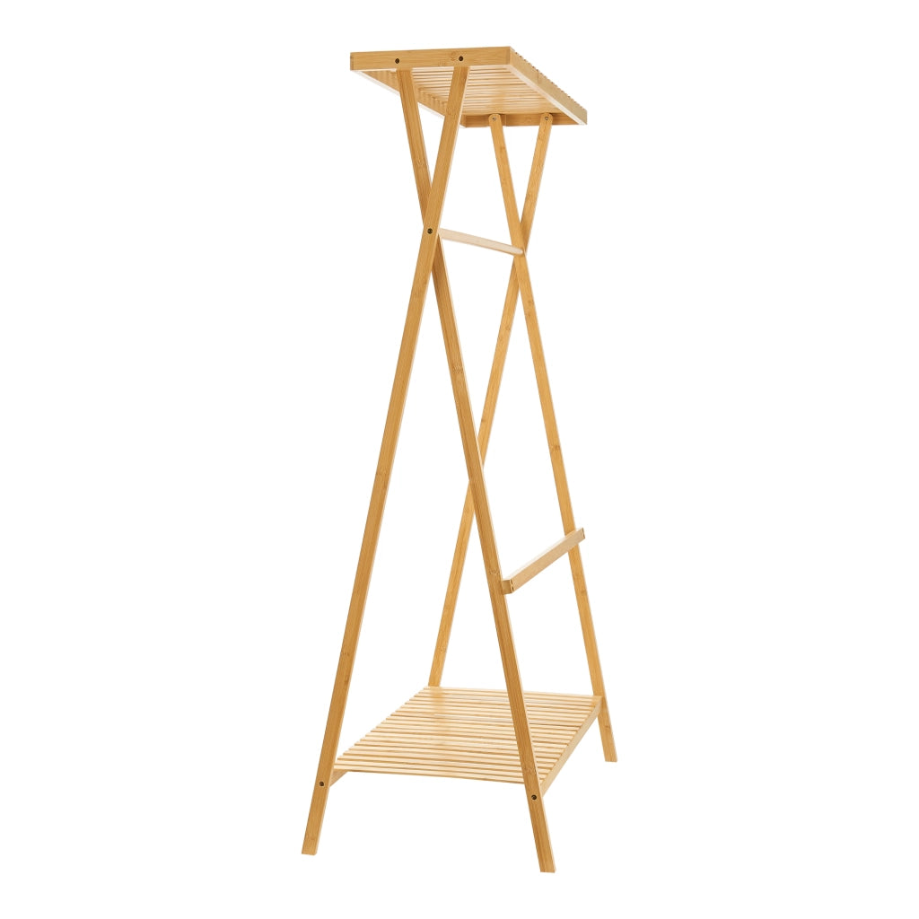 Stand Appendiabiti Horten in Bambù 140 x 90 x 45 cm Naturale [en.casa]