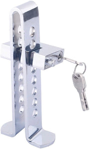 Stuurslot con blocco antifurto - Blocco di sicurezza - Stallo in acciaio - Installazione facile - Adatto per veicoli - Posizione di chiusura nascosta