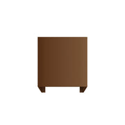 Lek Applique LED Quadrata da Parete 6,8W 2700K in Finitura Corten Texturizzato con Fascio di Luce Regolabile da 0 a 120 Gradi - IP54 IK04