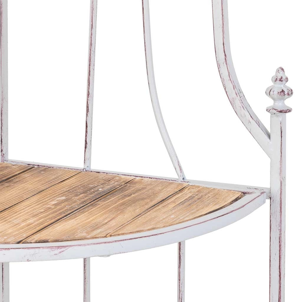 Mensola espositiva beige, 37x37x175h cm