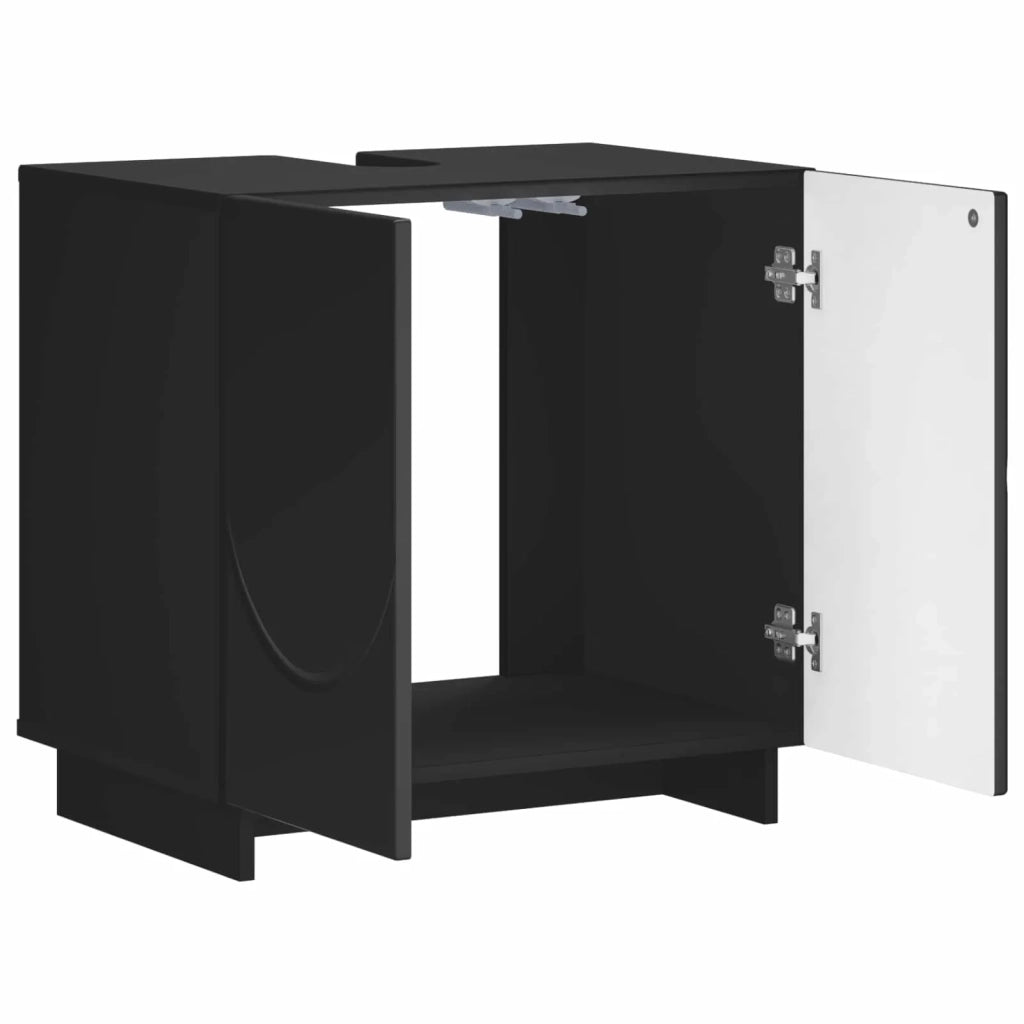 Mobile da bagno Nero 60 x 41 x 58 cm Legno ingegnerizzato 8011613