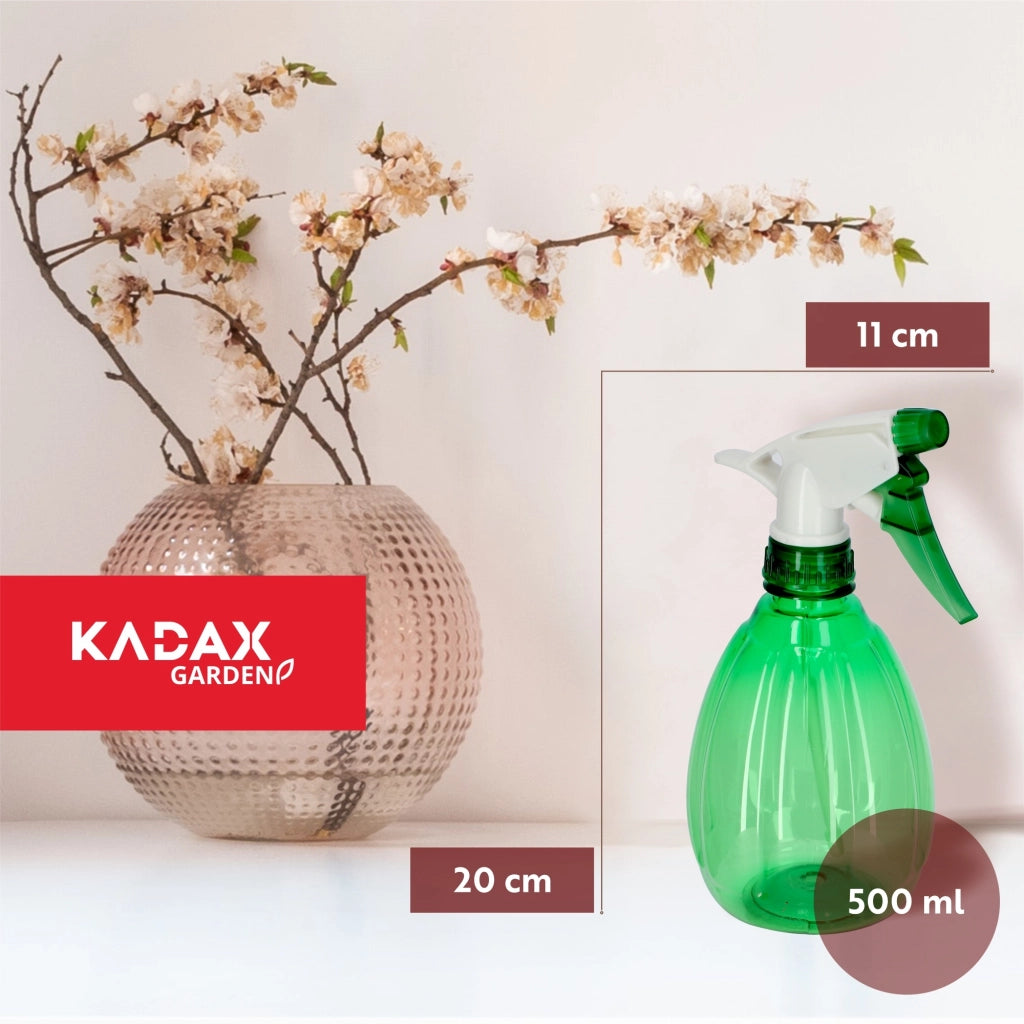 Spruzzatore KADAX per piante e fiori, 550 ml, manuale e regolabile.
