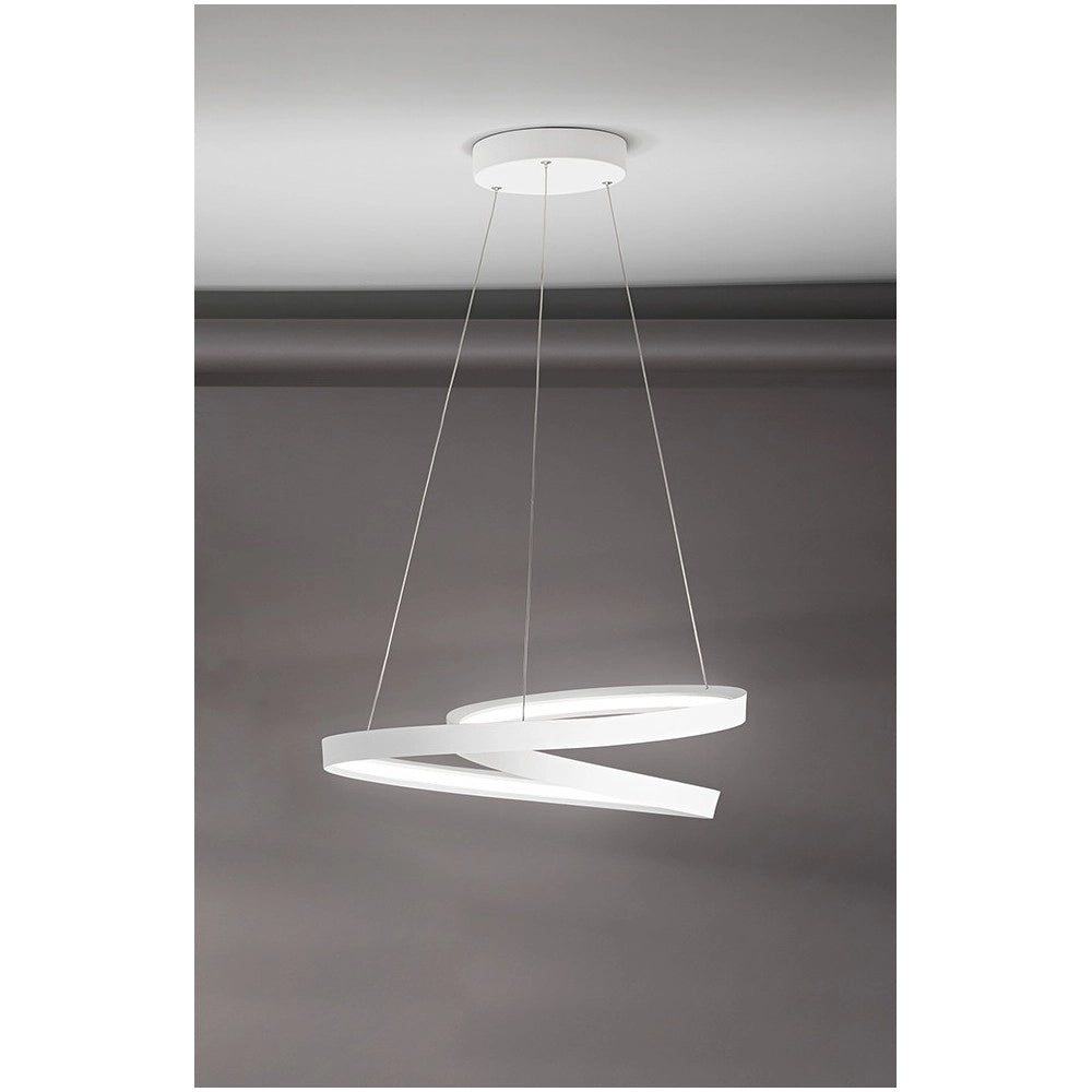 Lampadario a sospensione a led  Ritmo bianco 6620 B LC PERENZ