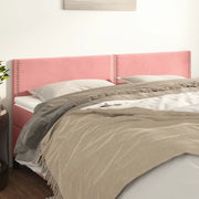 Testiera Rosa 180x5x78/88 cm in Velluto 345983
