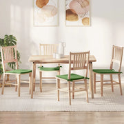 Cuscini per Seduta 4 pcs Verde chiaro 40 x 40 x 3 cm Velluto