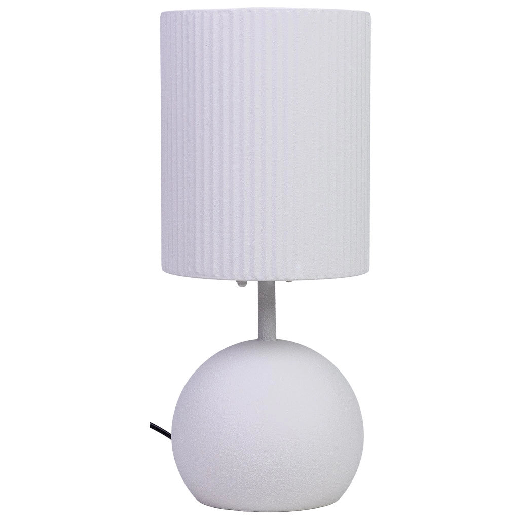 Lampada da tavolo in metallo 19x19x45h cm
