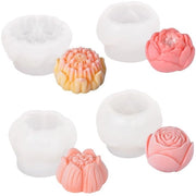 Forma di guscio in silicone - 3D forma di fiore - forme per fondant - forma di candela - forma di cioccolato - silicone alimentare - forma per torta