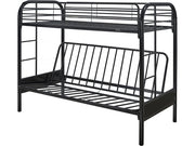 Letto a castello POLO - Metallo - Nero