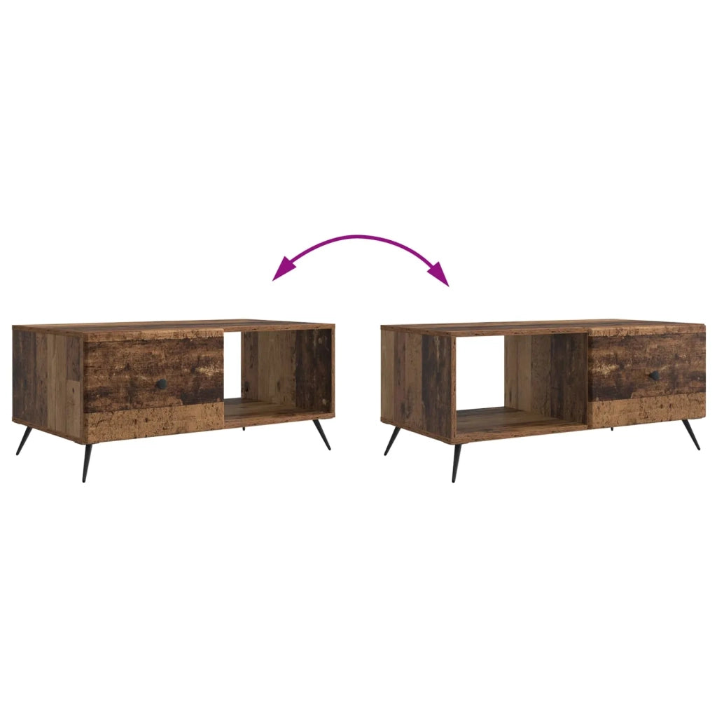 Tavolino da salotto Legno antico 90 x 50 x 40 cm 895653