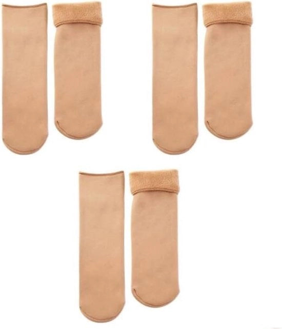 Calze termici per donna, calze invernali per donna, calze calde invernali per donna, calze calde come regalo di compleanno per ragazze (khaki).