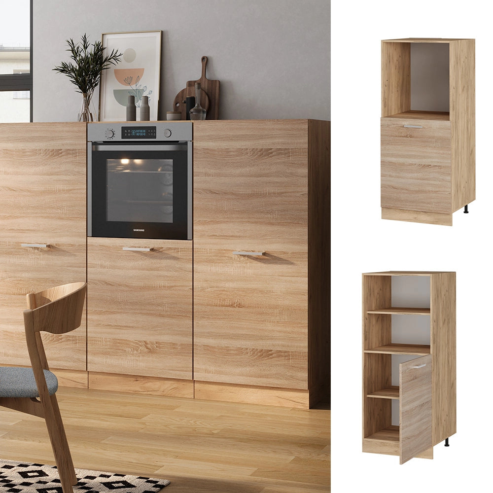 Vicco Mobile per forno da incasso Sonoma 60 cm