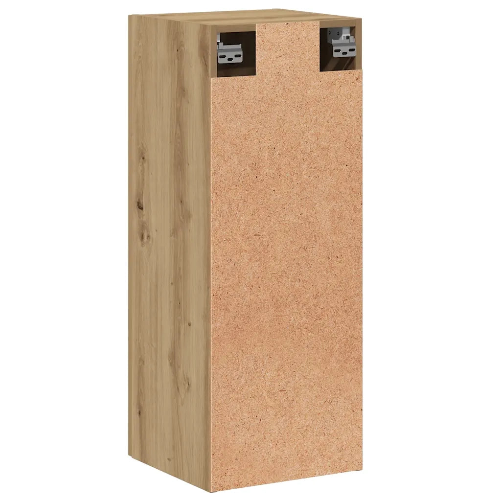 vidaXL Mobile a Parete Rovere Artigianale 34,5x34x90 cm in Truciolato