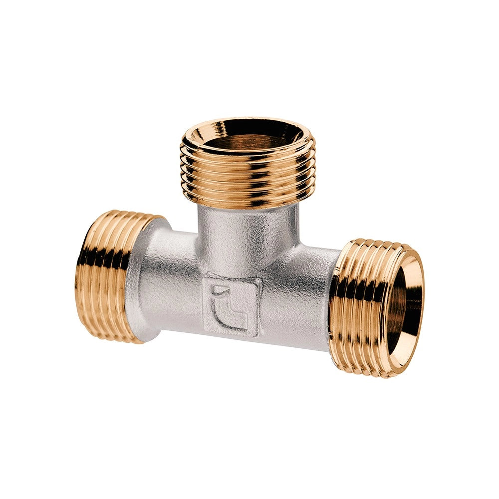 Raccordo a TEE a compressione per tubo rame MMM 1/2"