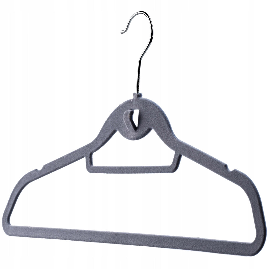 Grucce appendiabiti KADAX, giacche, appendiabiti per armadi, floccate, 5 pezzi