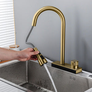 Rubinetto Da Cucina Rea Conor Brush Gold