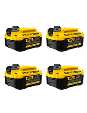 Pack da 4 baterías STANLEY SFMCB206 (18V - 6,0 Ah)