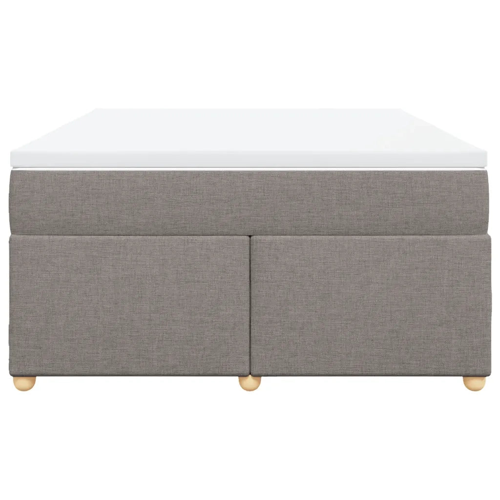 Giroletto a Molle con Materasso Tortora 160x200 cm in Tessuto 3285391