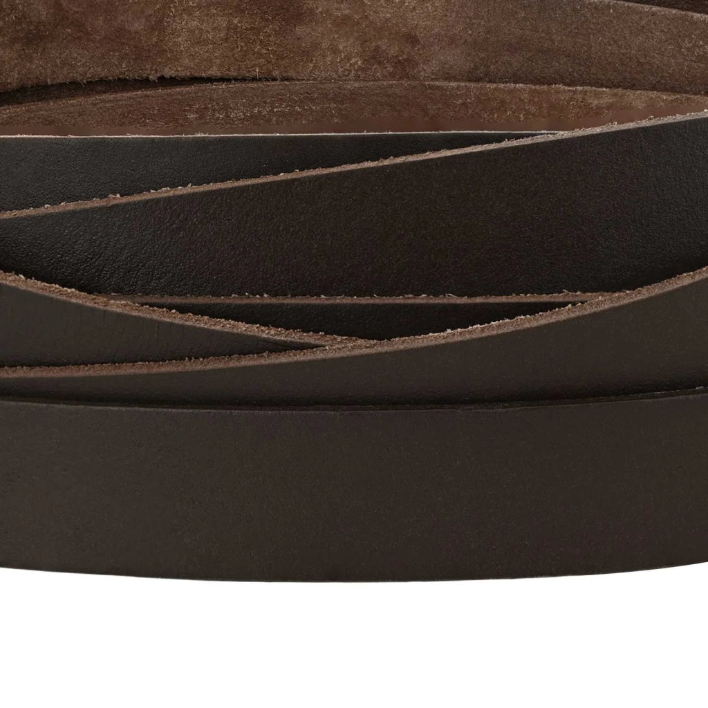 Cinturino in pelle Marrone Scuro 200 x 1 cm Pelle 42034178
