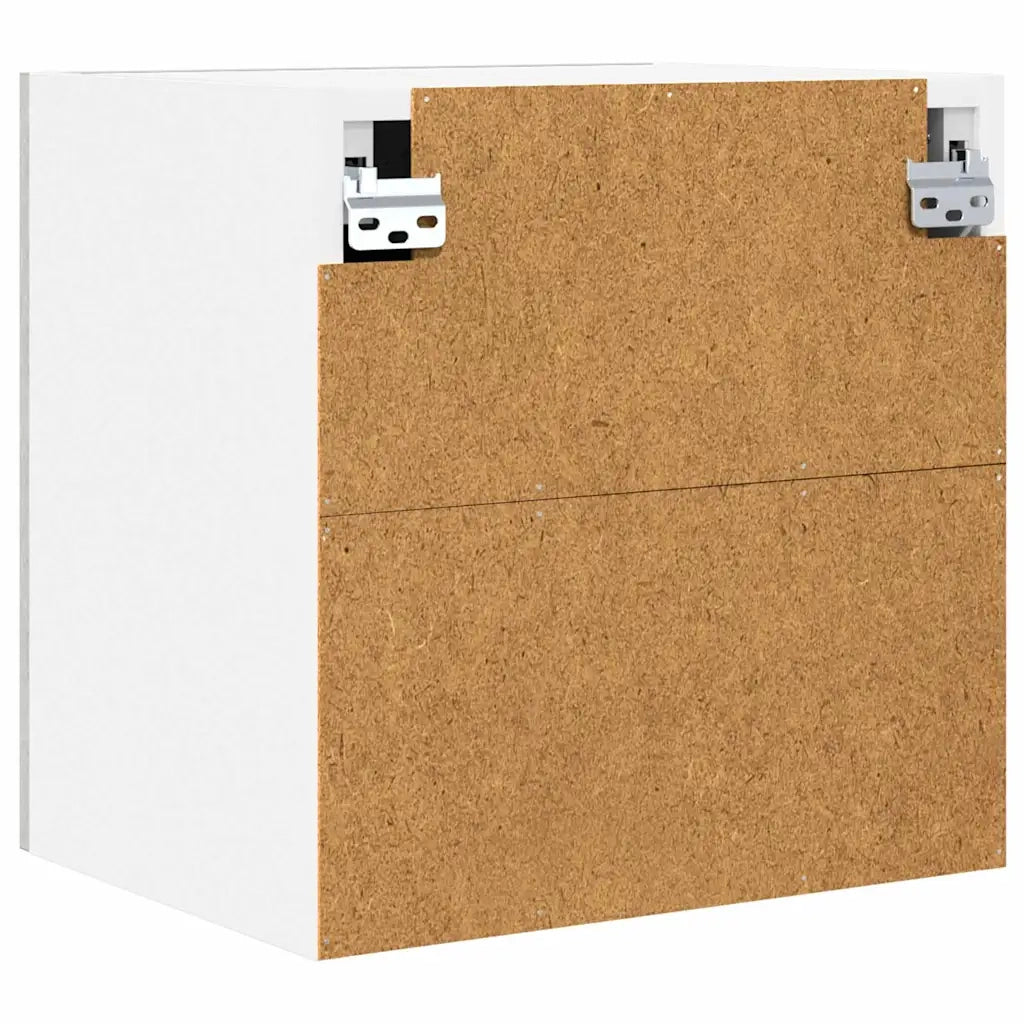 Armadio pensile Grigio Cemento e Bianco 40 x 31 x 40 cm 884136
