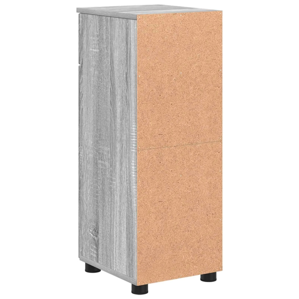 Mobile da Bagno con cassetto Grigio Sonoma 30 x 35 x 80 cm 883330