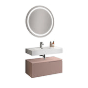 Composizione 3 pezzi VENERE bianco/rosa cipria
