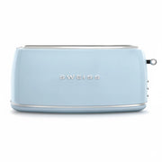 Tostapane vintage GRV6, 2 fessure, fette extra-large 38mm, 6 livelli di potenza, 1500 W, azzurro