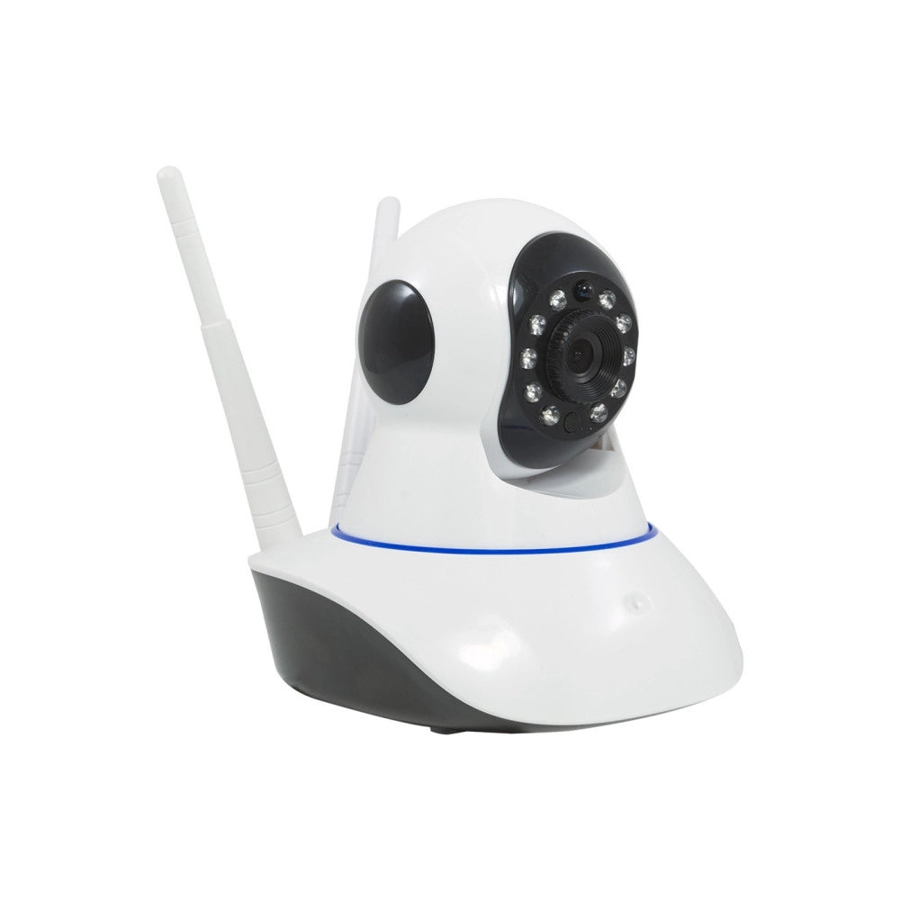 Trade Shop - Telecamera Ip Wi-fi Onvif Motorizzata Ir Led 2 Antenne Con Sensore Movimento -