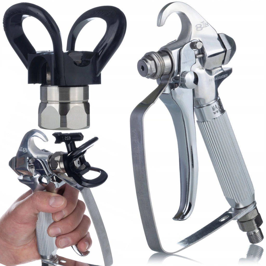 Pistola a Spruzzo Zenthril Aero X – Qualità Professionale | 3600psi, Filtro Integrato | Per Pareti, Soffitti, Mobili