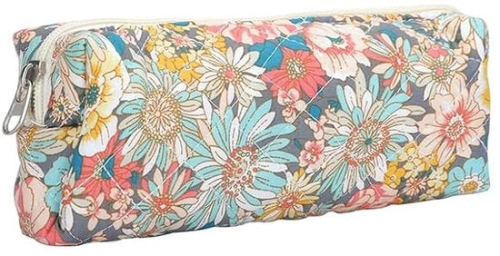 Etui di grande capacità - 20 x 10 x 8 cm - Stoffa - Tasca per pennarelli