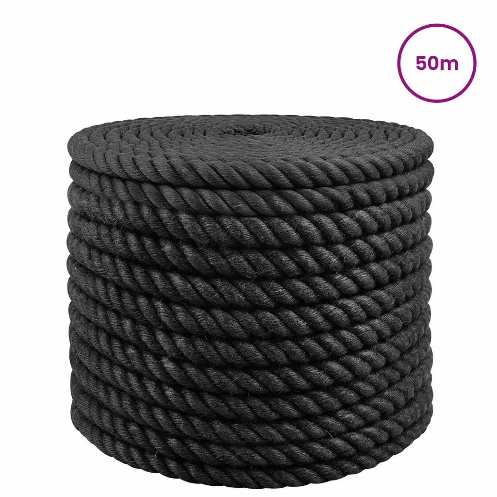 Corda di Juta 24 Nero 100% juta Tossa 42011632