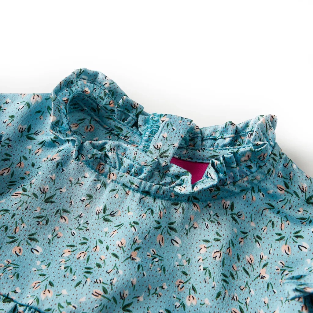 Abito da Bambina a Maniche Lunghe Blu 116 CFW3320515