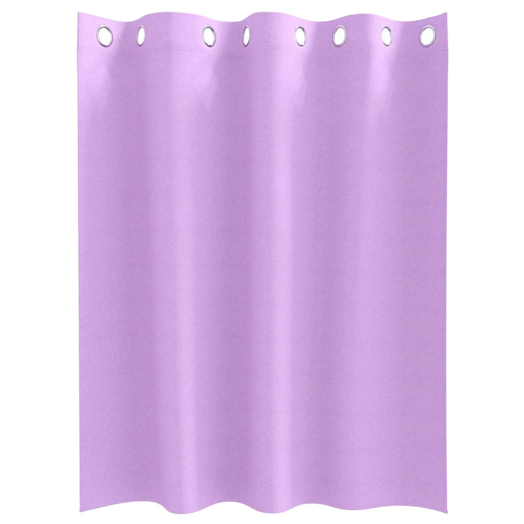 vidaXL Tende con tende 2 pcs Viola Poliestere