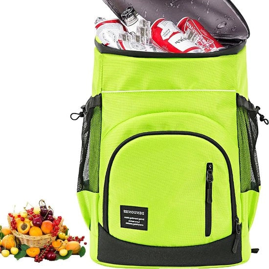 Borsa da Campeggio Isolata 30L - Impermeabile - Telaio Liscio - Grande Capacità - Resistenze Acqua - Per Campeggio e Vacanze