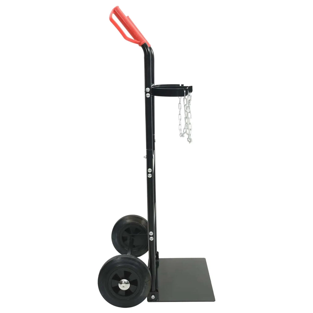 Carrello Manuale Nero e Rosso 63 x 43,5 x 110 cm Acciaio CFW7582163