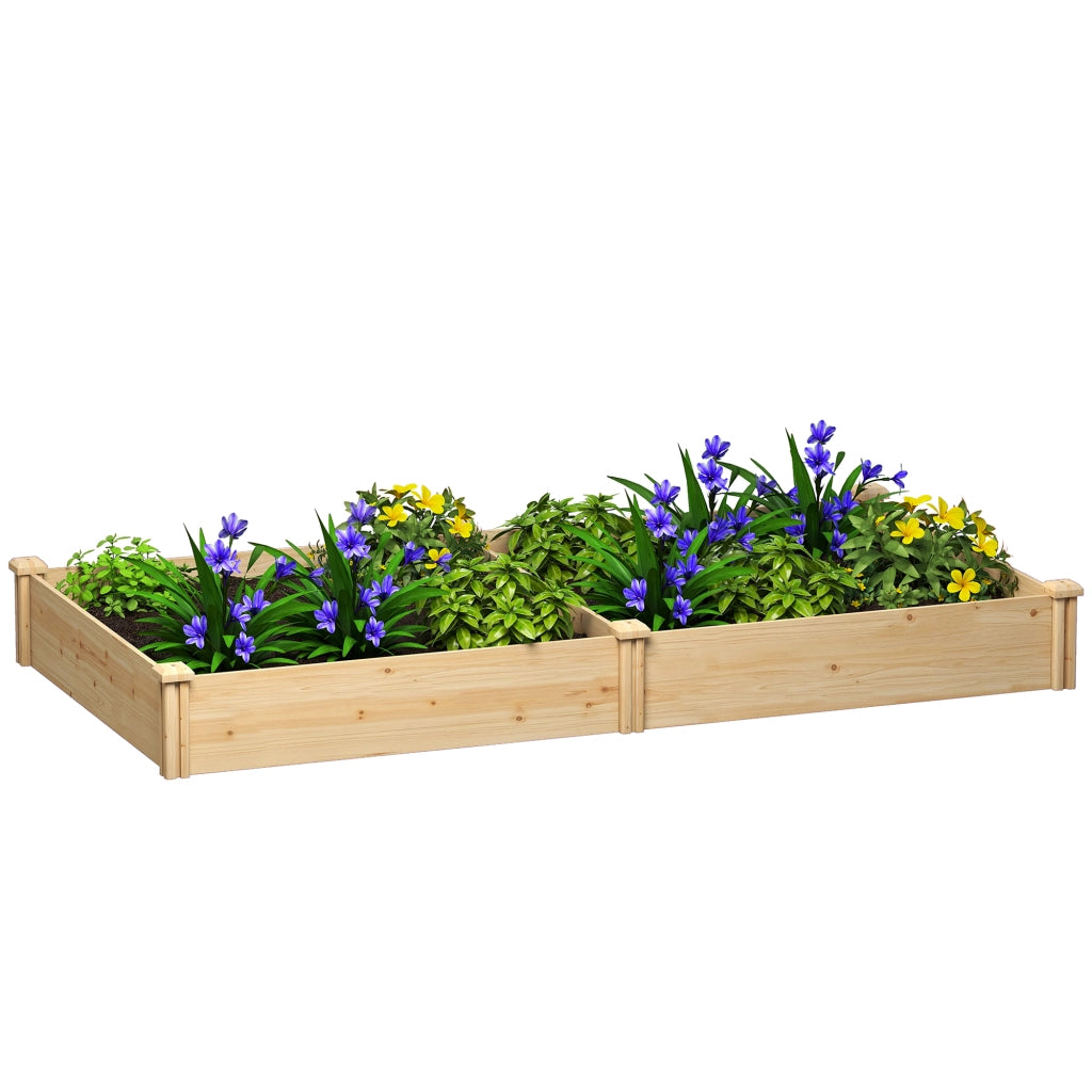 Orto in Cassetta ¨C zephmum ¨C Legno di Abete 235x121x26 cm